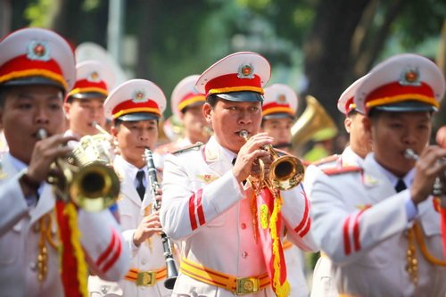 Đoàn Việt Nam tham dự Nhạc hội Cảnh sát thế giới lần thứ 16.